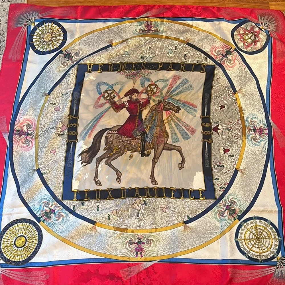 Hermes Multicolor Equestrian Tapestry